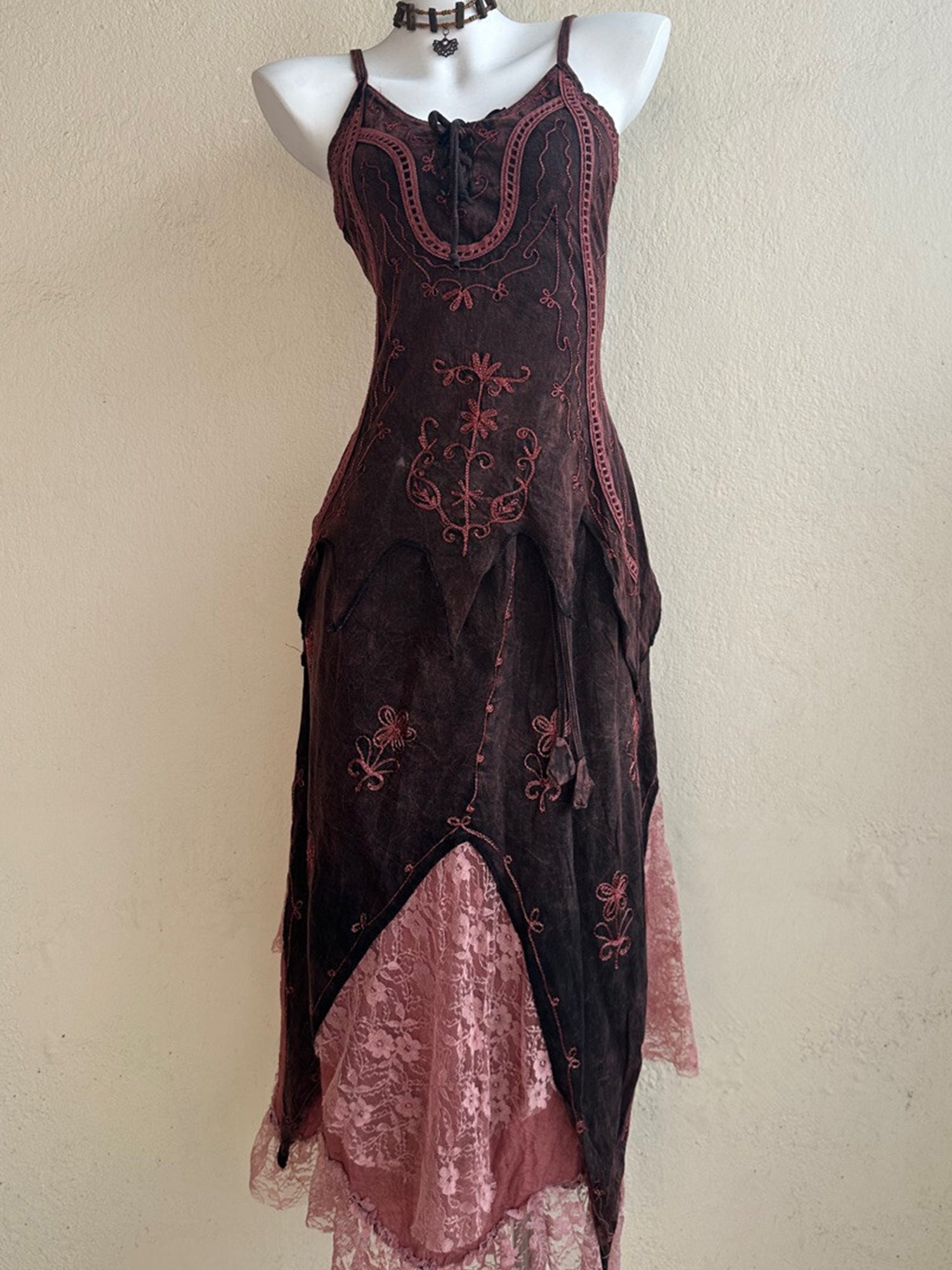 Nepal Hippie Fairy Handmade Maxi Dress XC001