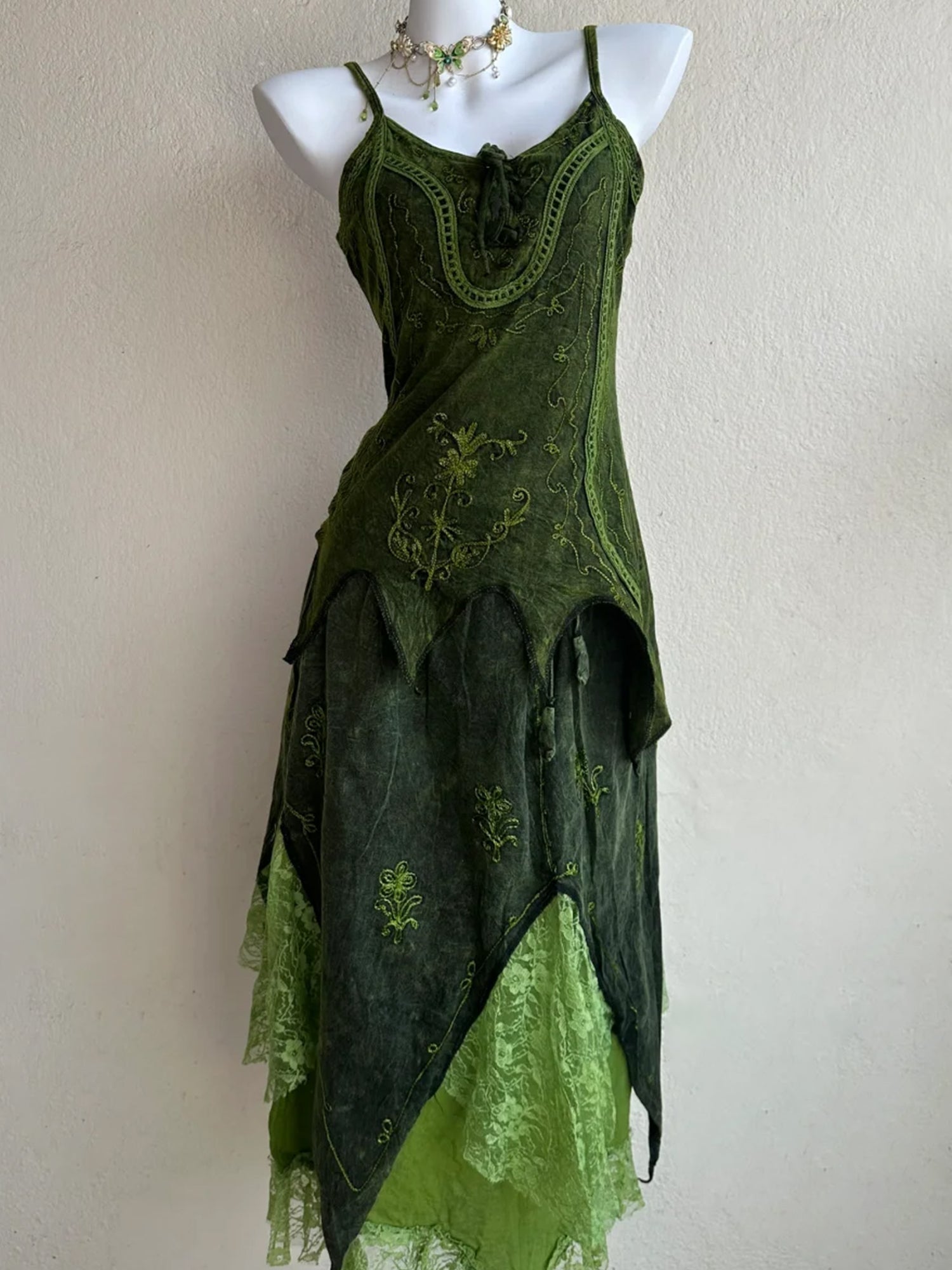 Nepal Hippie Fairy Handmade Maxi Dress XC001