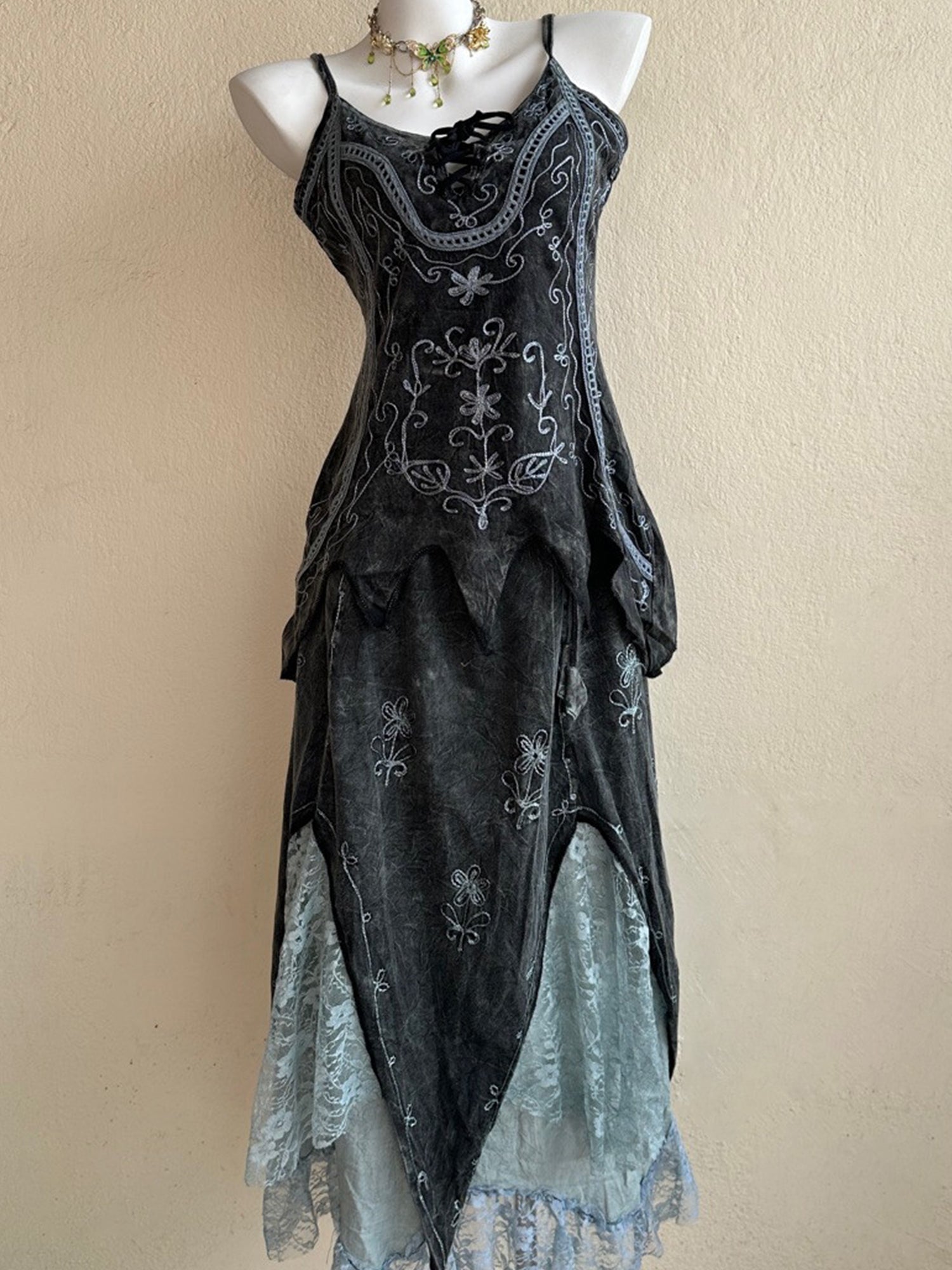 Nepal Hippie Fairy Handmade Maxi Dress XC001