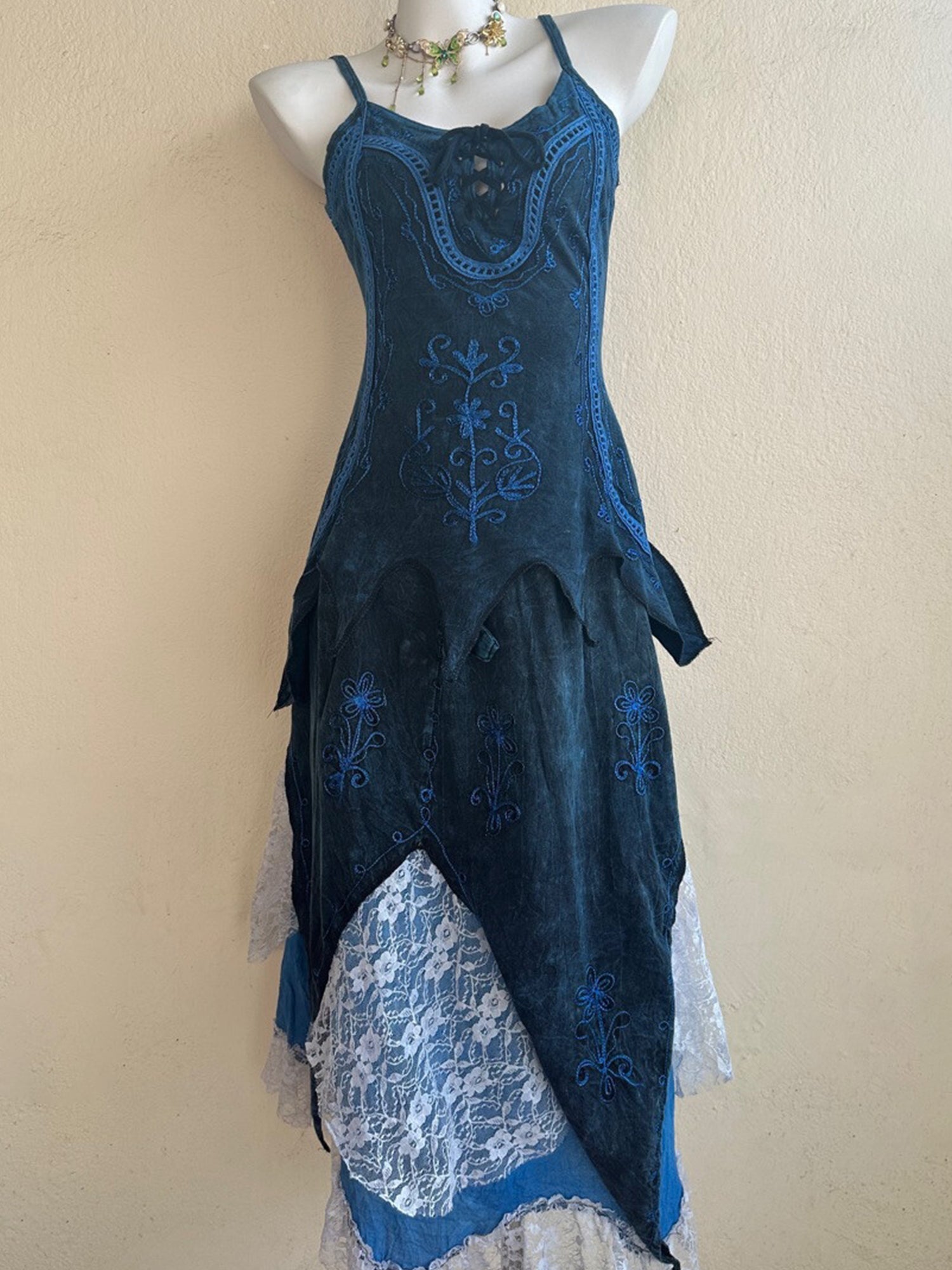 Nepal Hippie Fairy Handmade Maxi Dress XC001