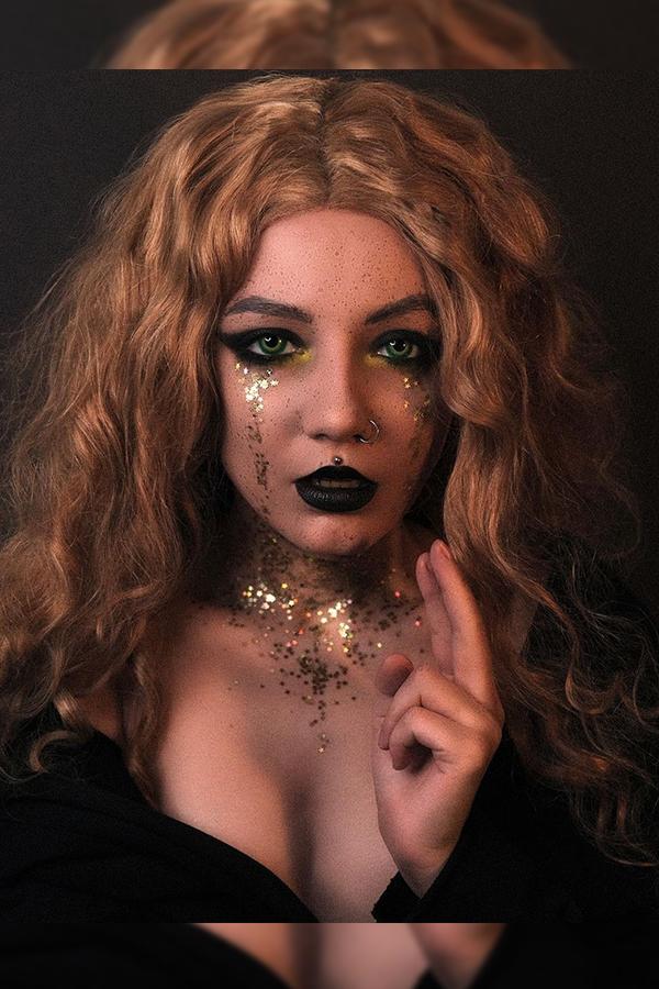 26" Golden Blonde Lace Front Synthetic Wig 20117