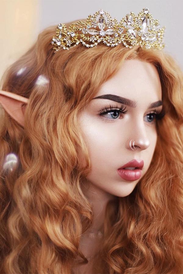 26" Golden Blonde Lace Front Synthetic Wig 20117 - StarLite Hair