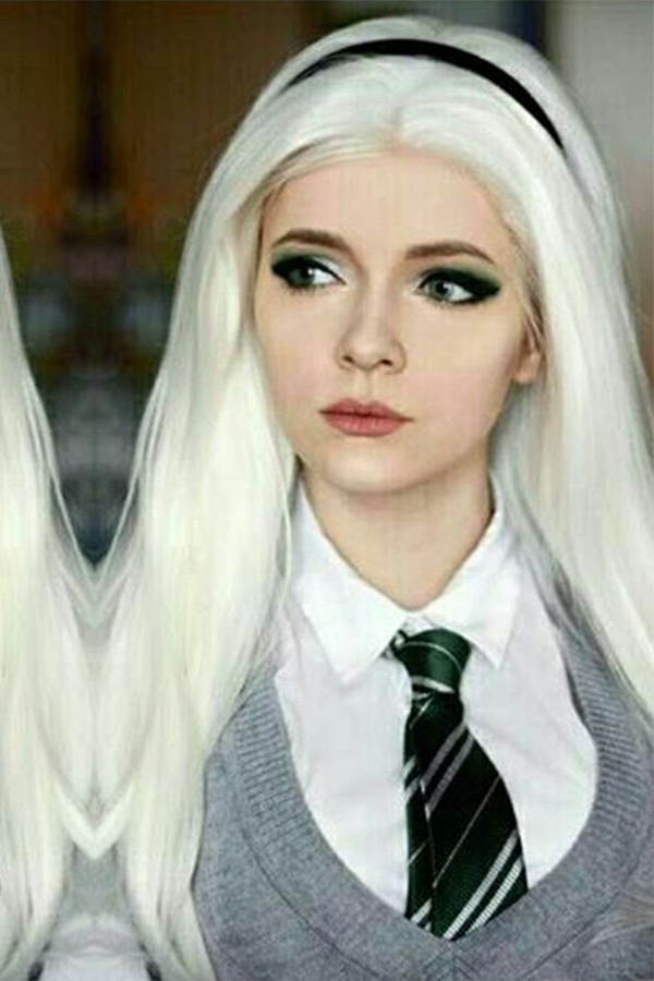 24" White Lace Front Synthetic Hair Wig 20225 - StarLite Hair
