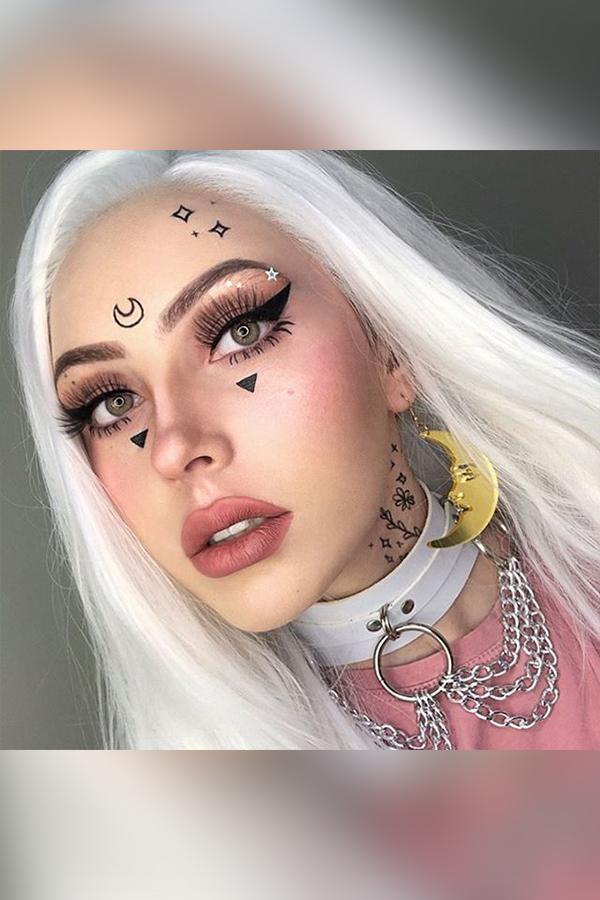24" White Lace Front Synthetic Hair Wig 20225