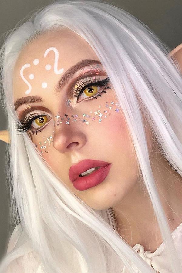 24" White Lace Front Synthetic Hair Wig 20225 - StarLite Hair