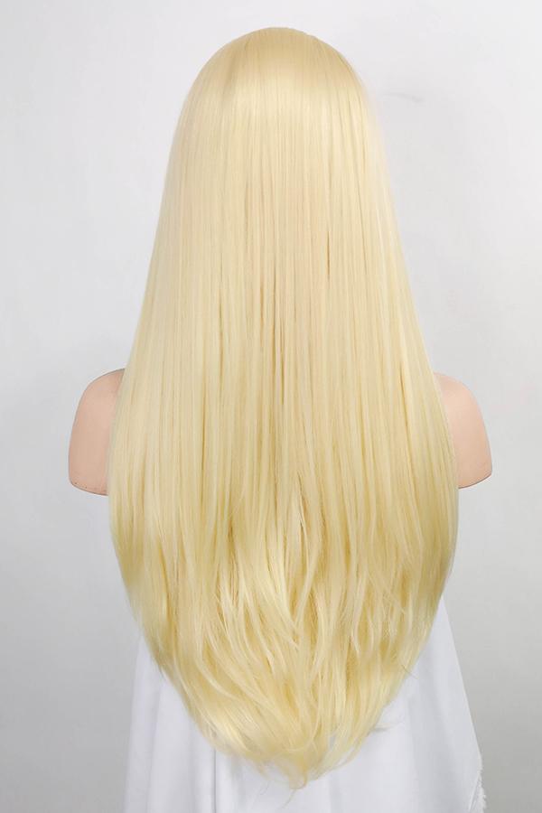 24" Golden Blonde Lace Front Synthetic Wig 20009
