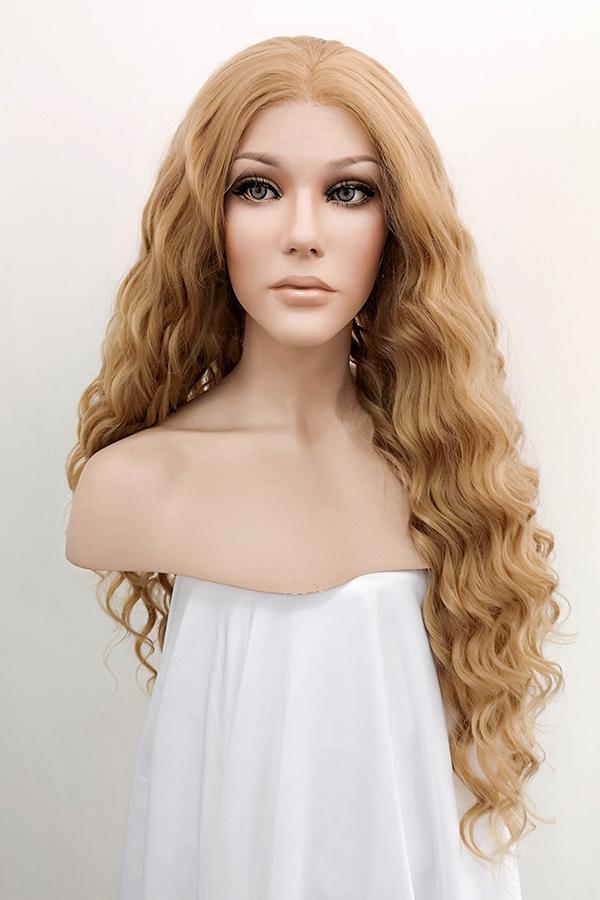 26" Golden Blonde Lace Front Synthetic Wig 20117 - StarLite Hair