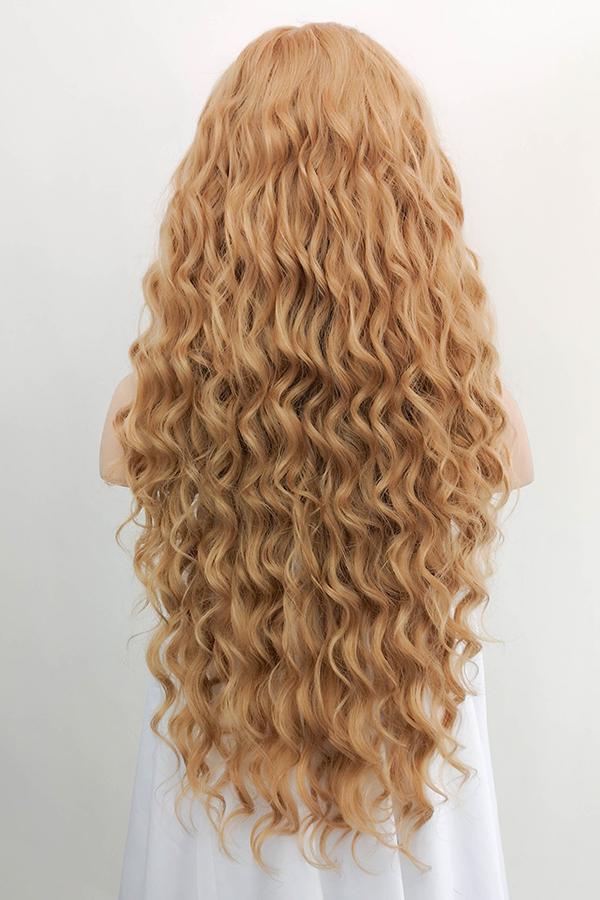 26" Golden Blonde Lace Front Synthetic Wig 20117 - StarLite Hair
