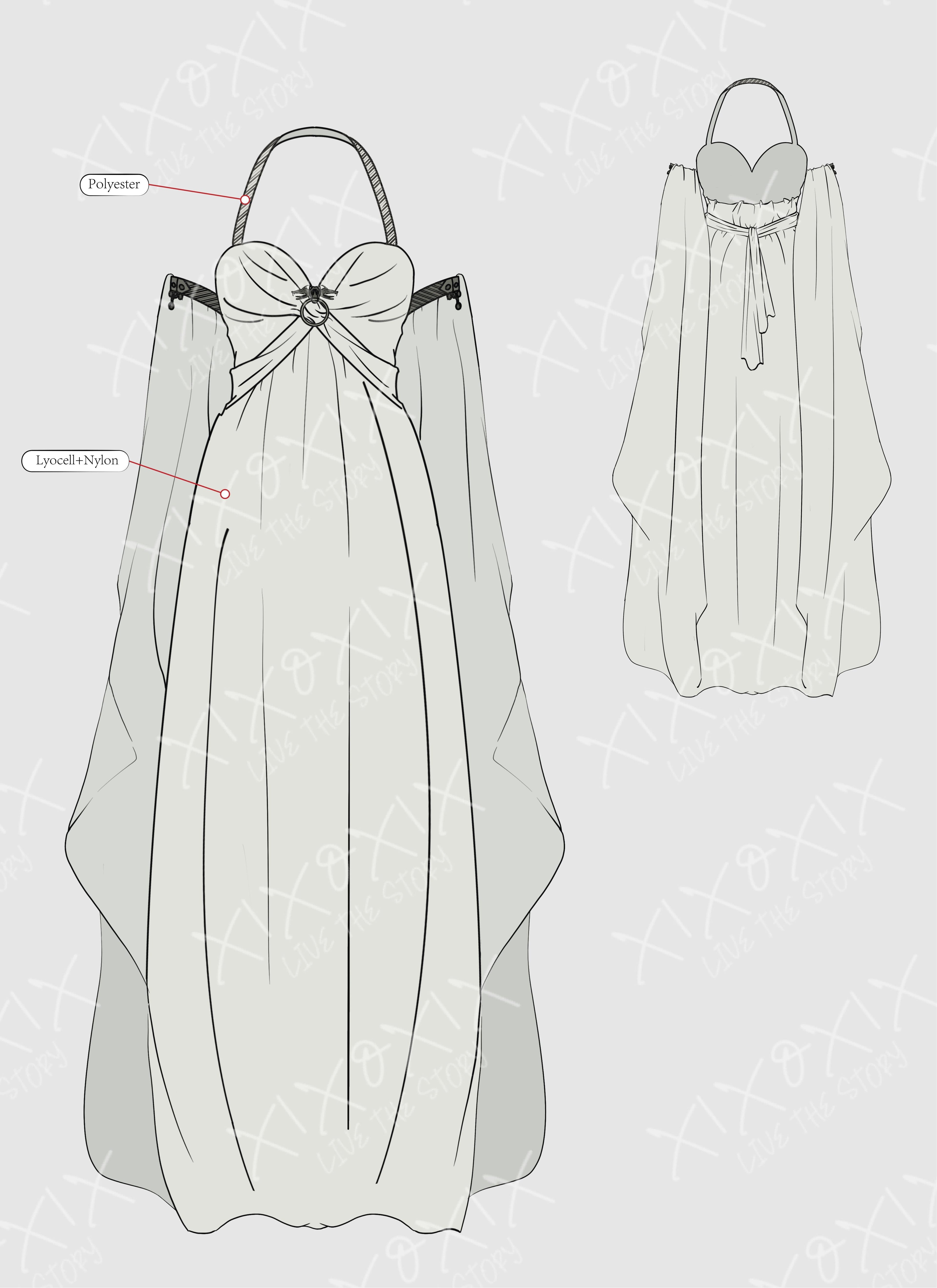 Game of Thrones Daenerys Targaryen Cami Dress Cosplay Costume CO109