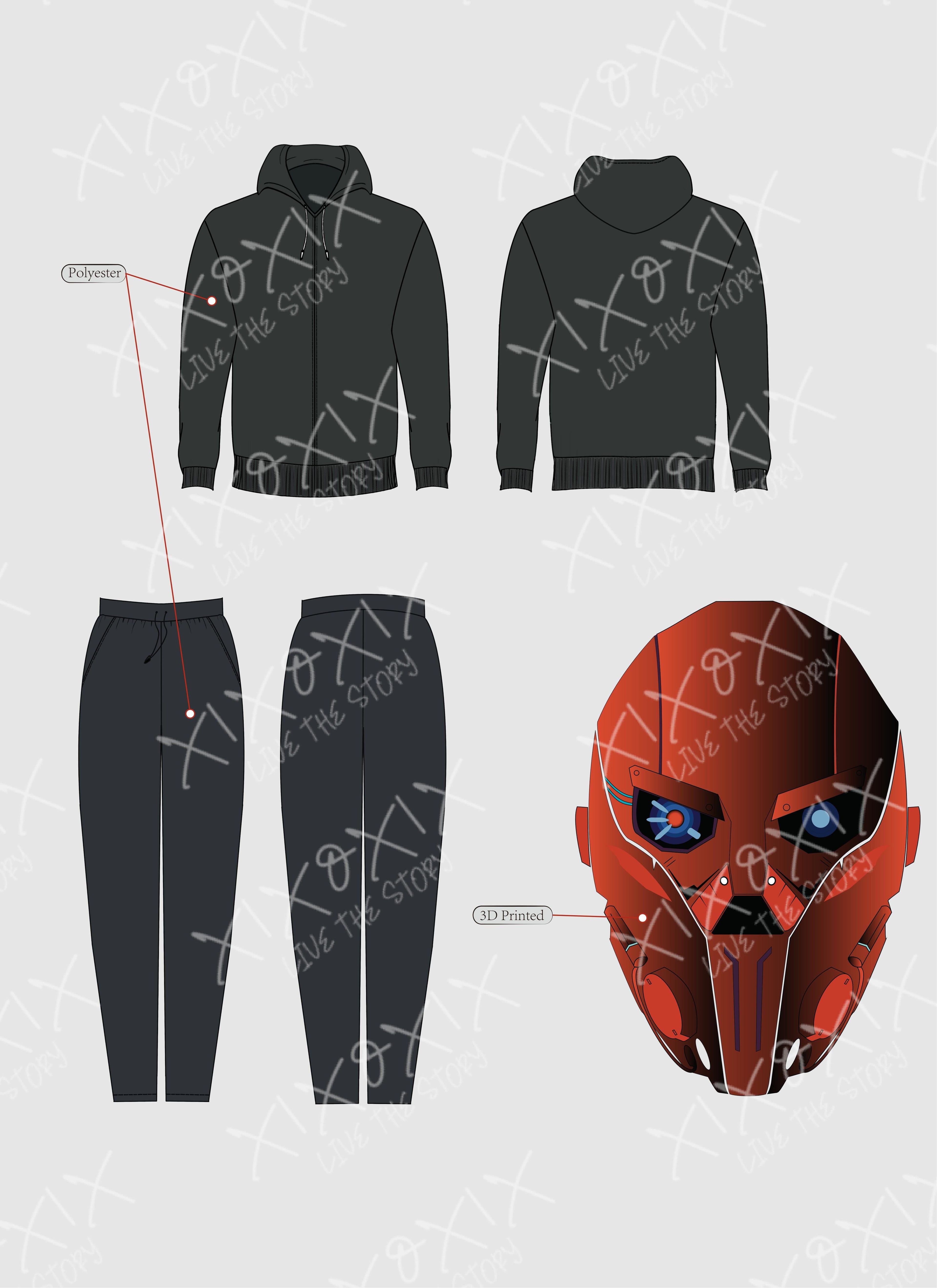 Dispatch Shroud Cosplay Costume CO111