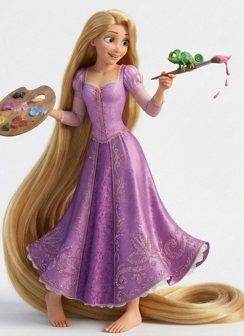 Tangled Rapunzel Cosplay Costume OPC007