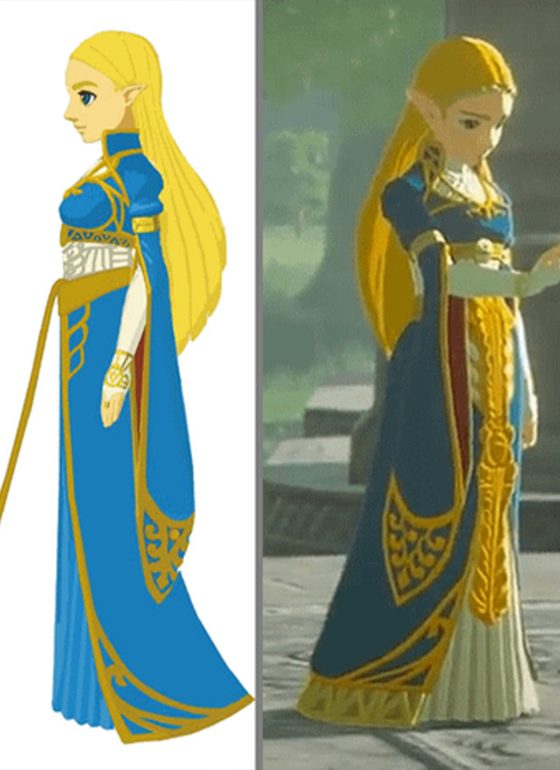 The Legend of Zelda Breath of the Wild Princess Zelda Cosplay Costume OPC008