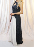 Game of Thrones Daenerys Targaryen Pleated Hollow Out Gown Cosplay Costume CO103