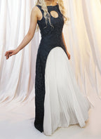 Game of Thrones Daenerys Targaryen Pleated Hollow Out Gown Cosplay Costume CO103