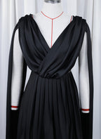 Game of Thrones Daenerys Targaryen Black Greek Gown Cosplay Costume CO104