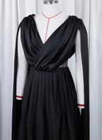 Game of Thrones Daenerys Targaryen Black Greek Gown Cosplay Costume CO104