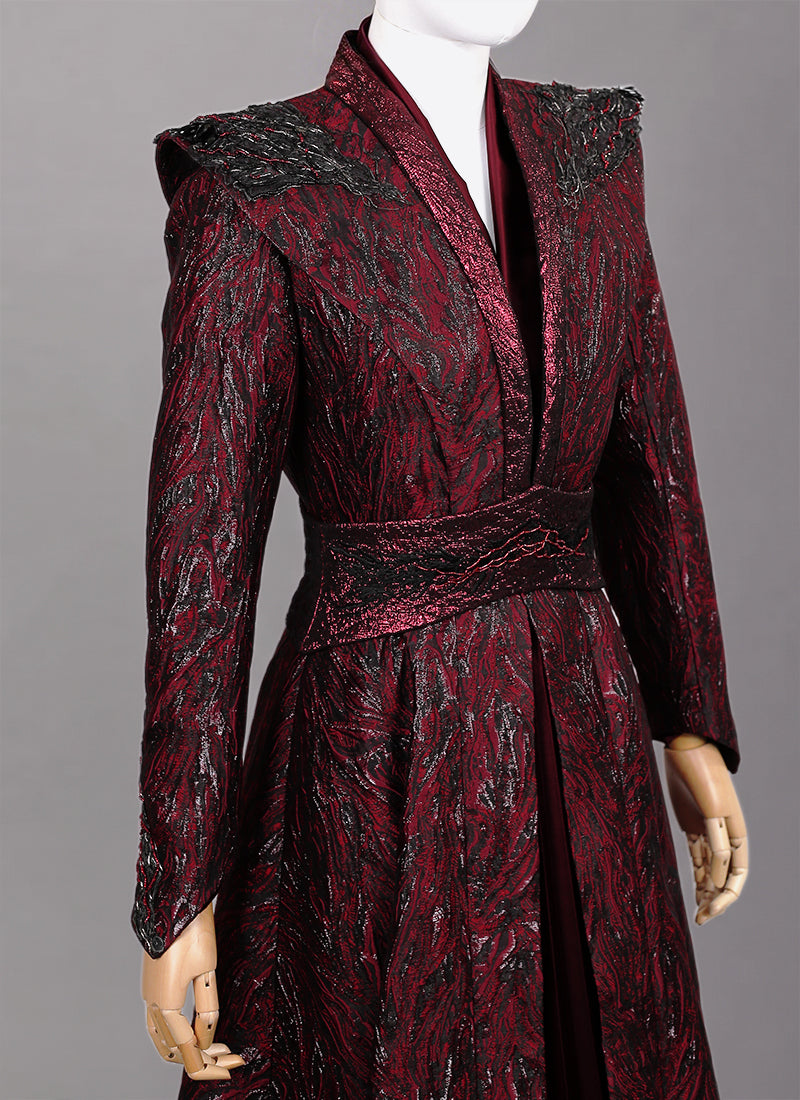 House of the Dragon Season 3 Queen Rhaenyra Targaryen Red Cosplay Gown Costume CO115