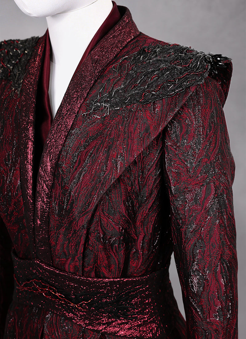 House of the Dragon Season 3 Queen Rhaenyra Targaryen Red Cosplay Gown Costume CO115