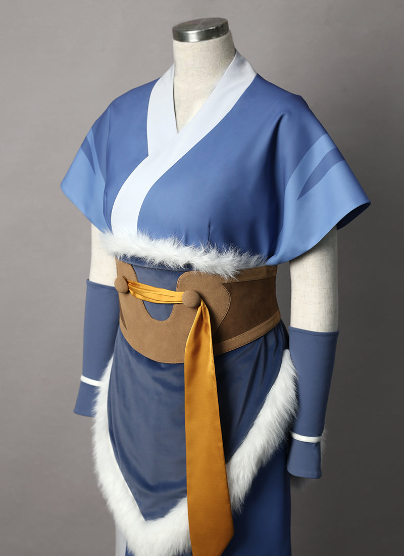Blue Costume Outfit for Cosplay as Katara from Avatar: The Last Airbender CO123