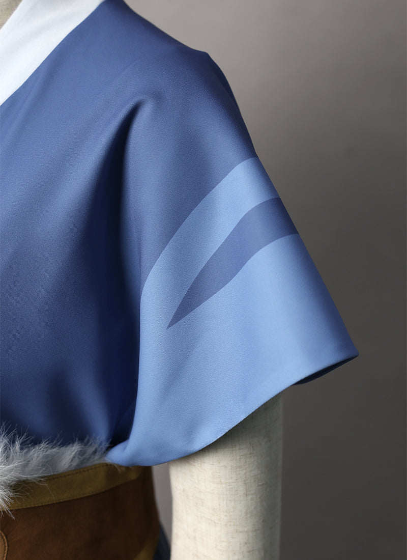 Blue Costume Outfit for Cosplay as Katara from Avatar: The Last Airbender CO123