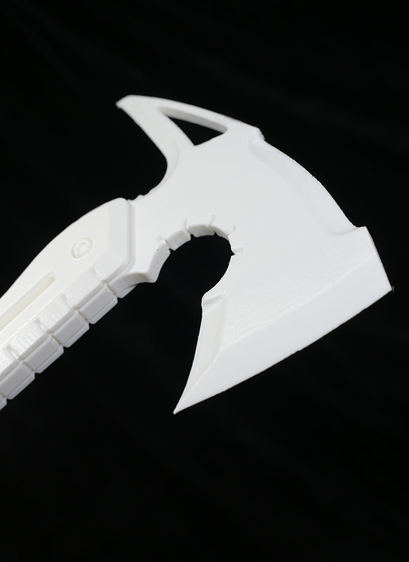 Resident Evil Leon Kennedy 3D Printed Axe Prop Unpainted White Kit TD002