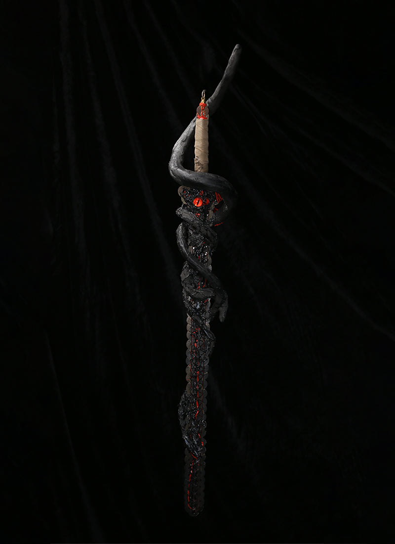 Dao Gui Yi Xian Copper Coin Sword 3D Printed Prop TD004