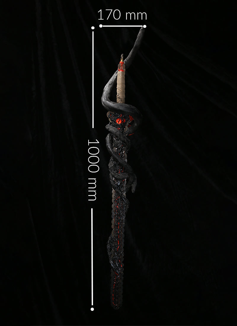 Dao Gui Yi Xian Copper Coin Sword 3D Printed Prop TD004