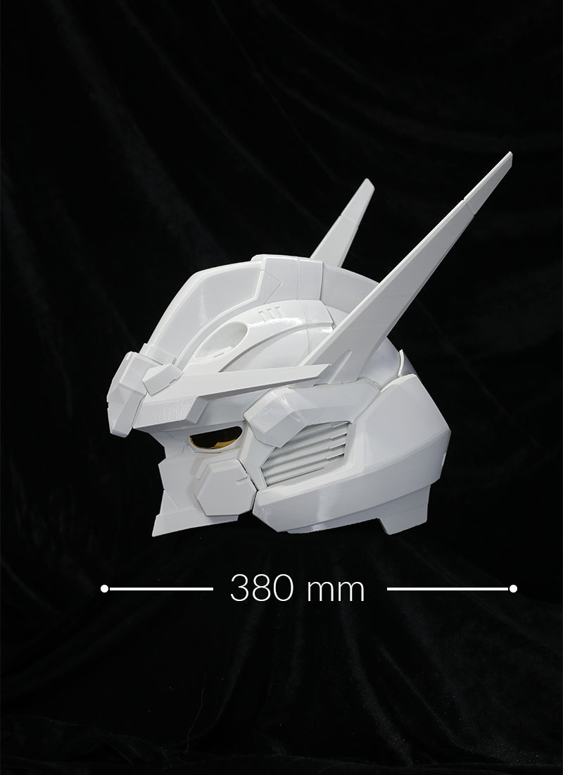 Mobile Suit Gundam The Witch from Mercury Suletta Mercury Gundam Aerial Detachable 3D Printed Helmet Unpainted White Prop Kit TD005