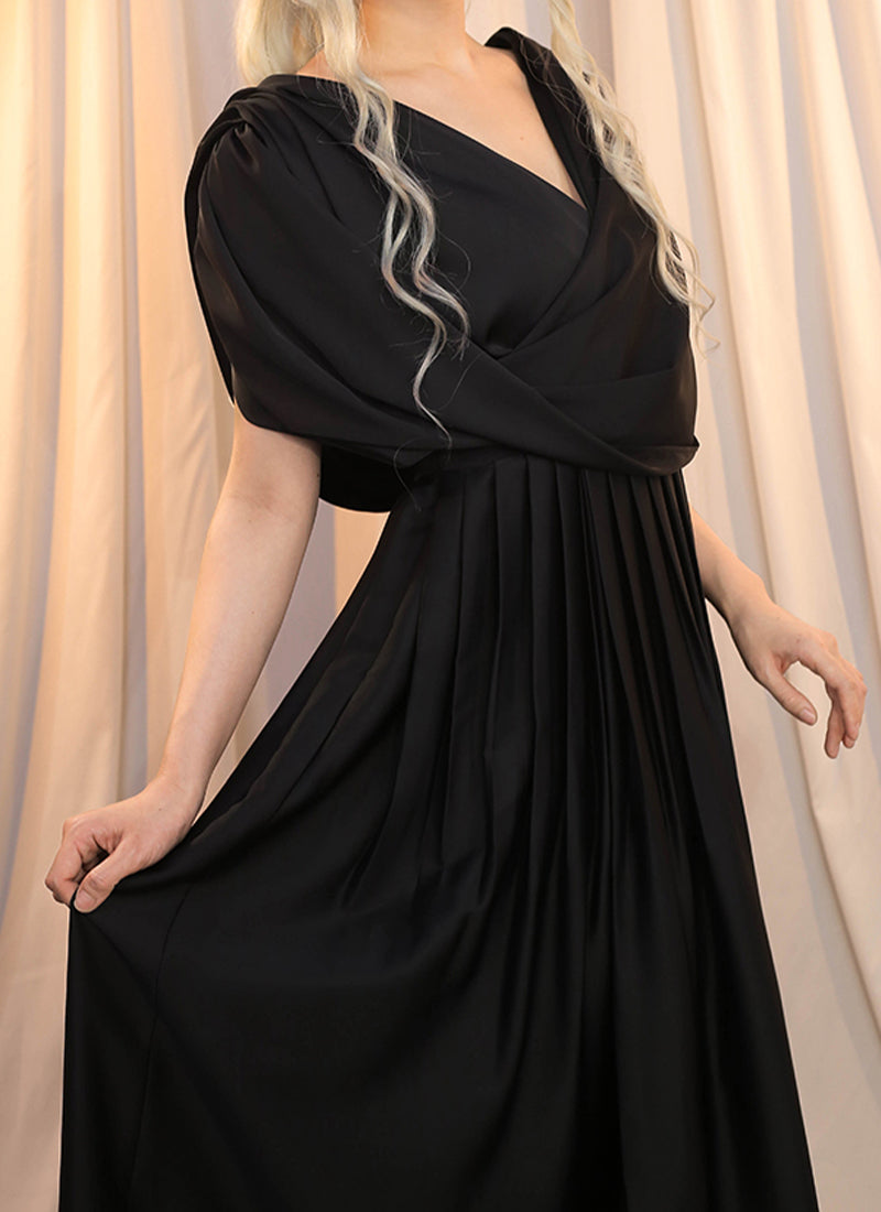Game of Thrones Daenerys Targaryen Black Greek Gown Cosplay Costume CO104