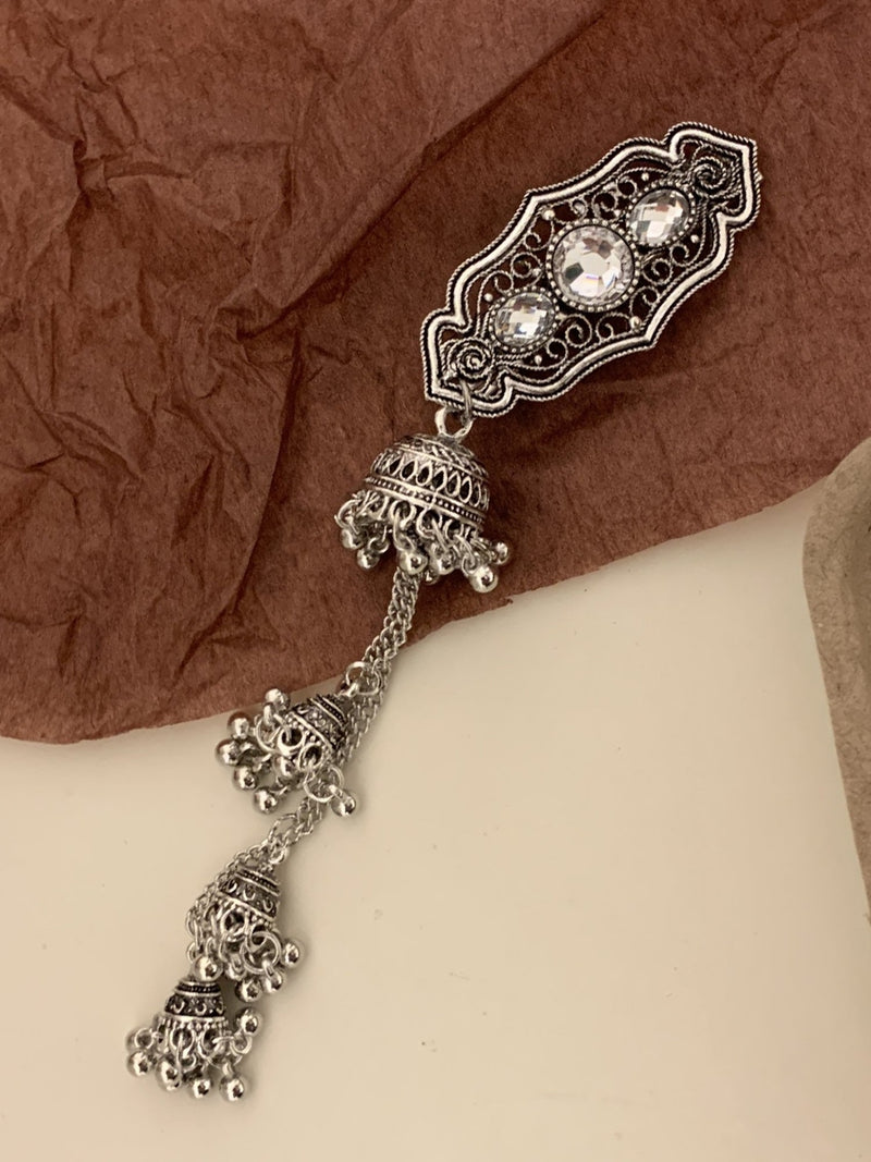 Bohemian Crystal Fringe Hair Clip ?Vintage Ethnic Hair Accessory NE005