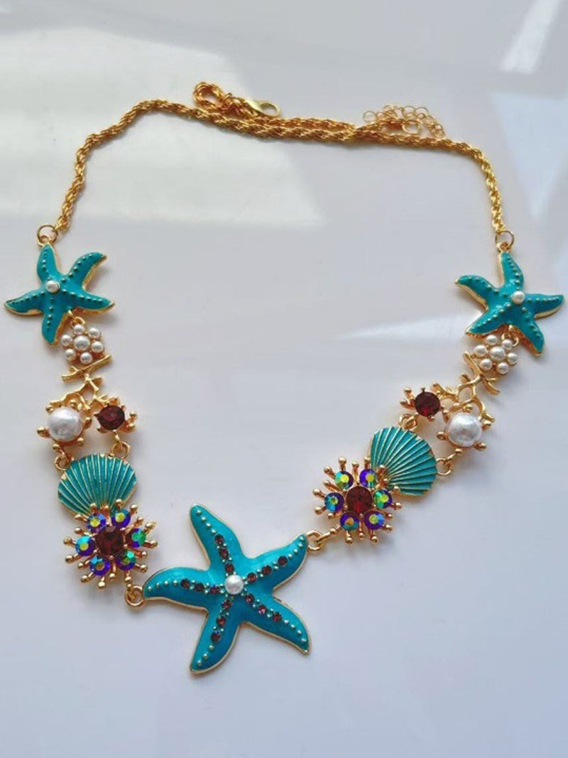 Boho Beach Starfish Necklace NE012