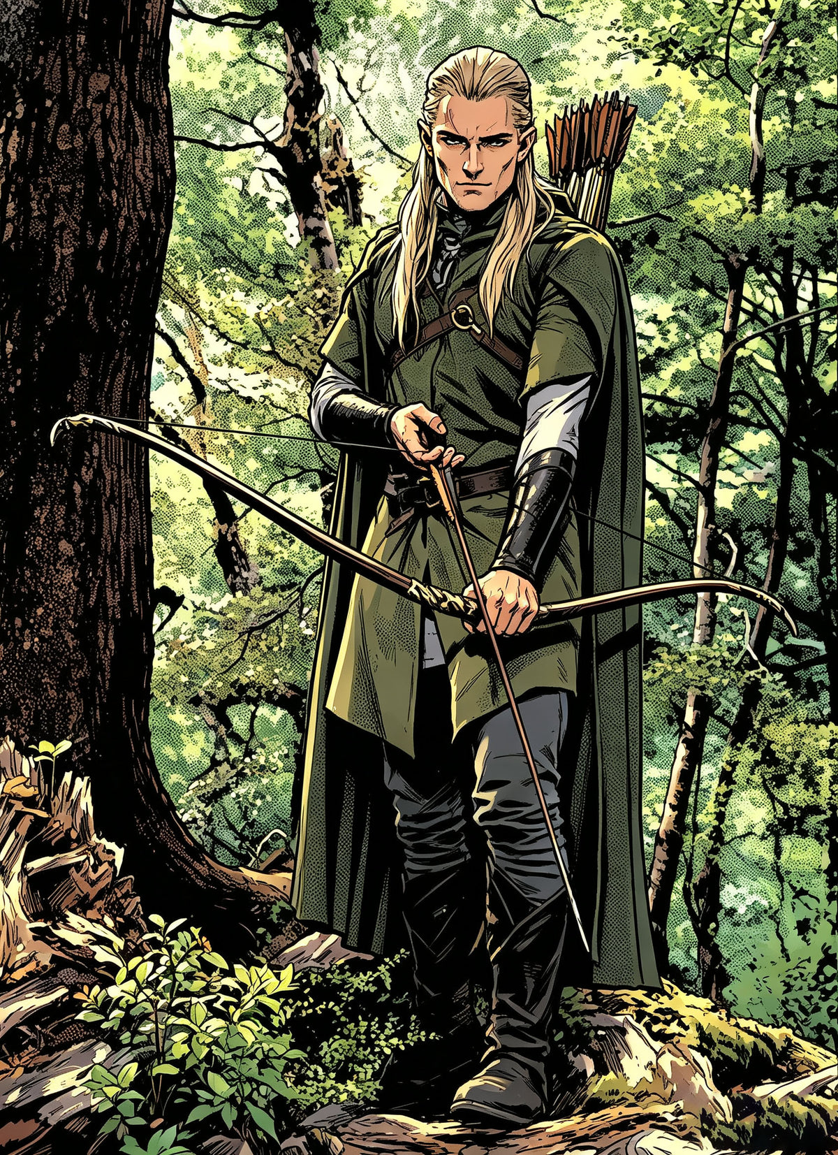 The Lord of the Rings Legolas Cosplay Costume OPC003