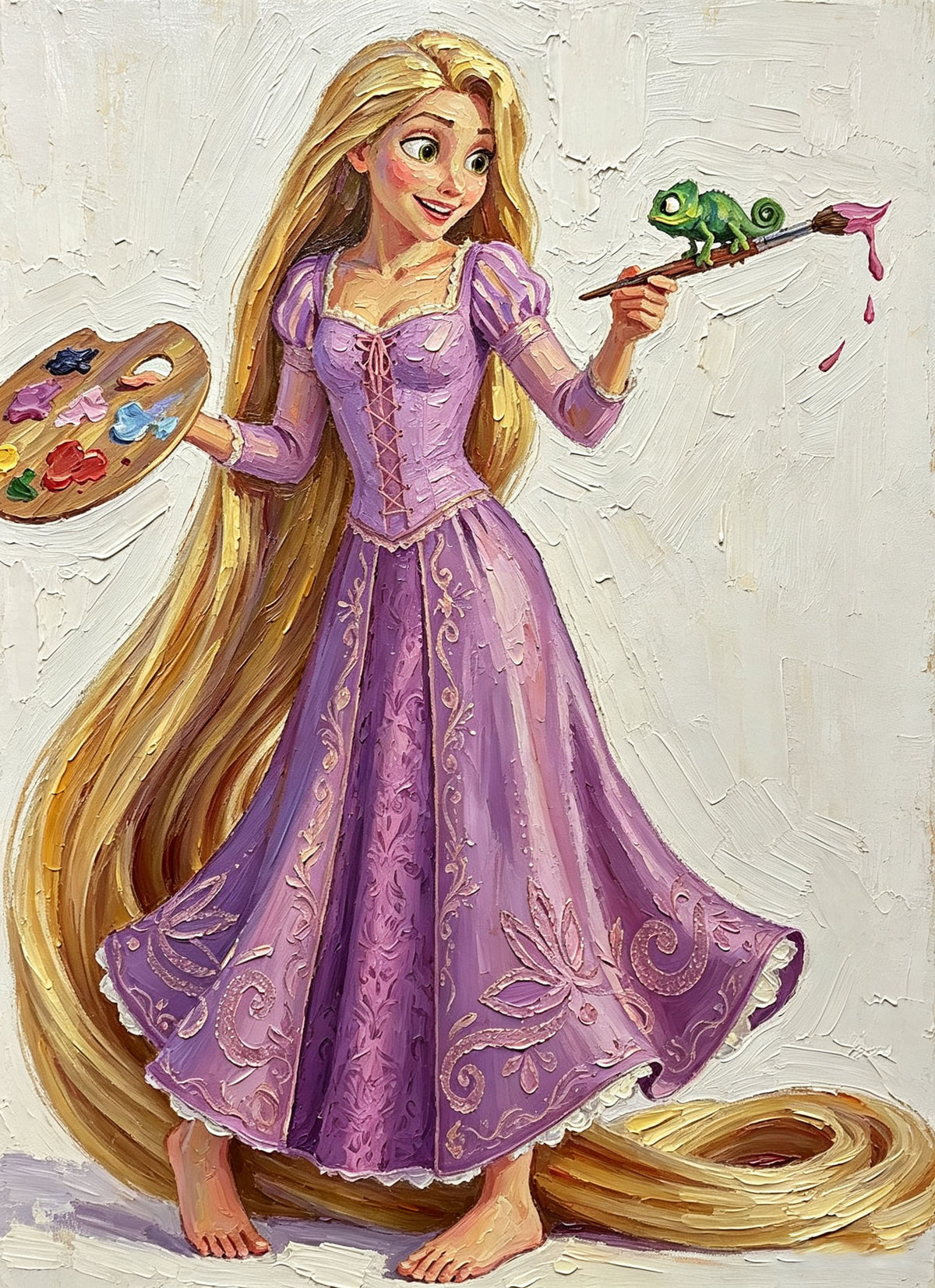 Tangled Rapunzel Cosplay Costume OPC007