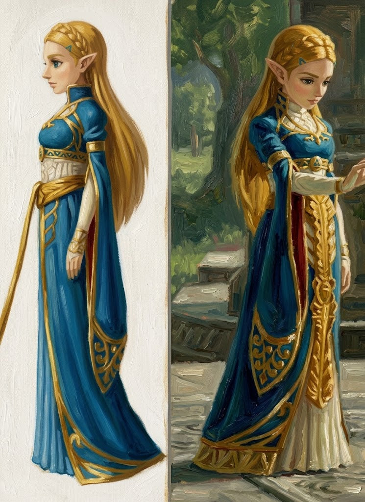 The Legend of Zelda Breath of the Wild Princess Zelda Cosplay Costume OPC008