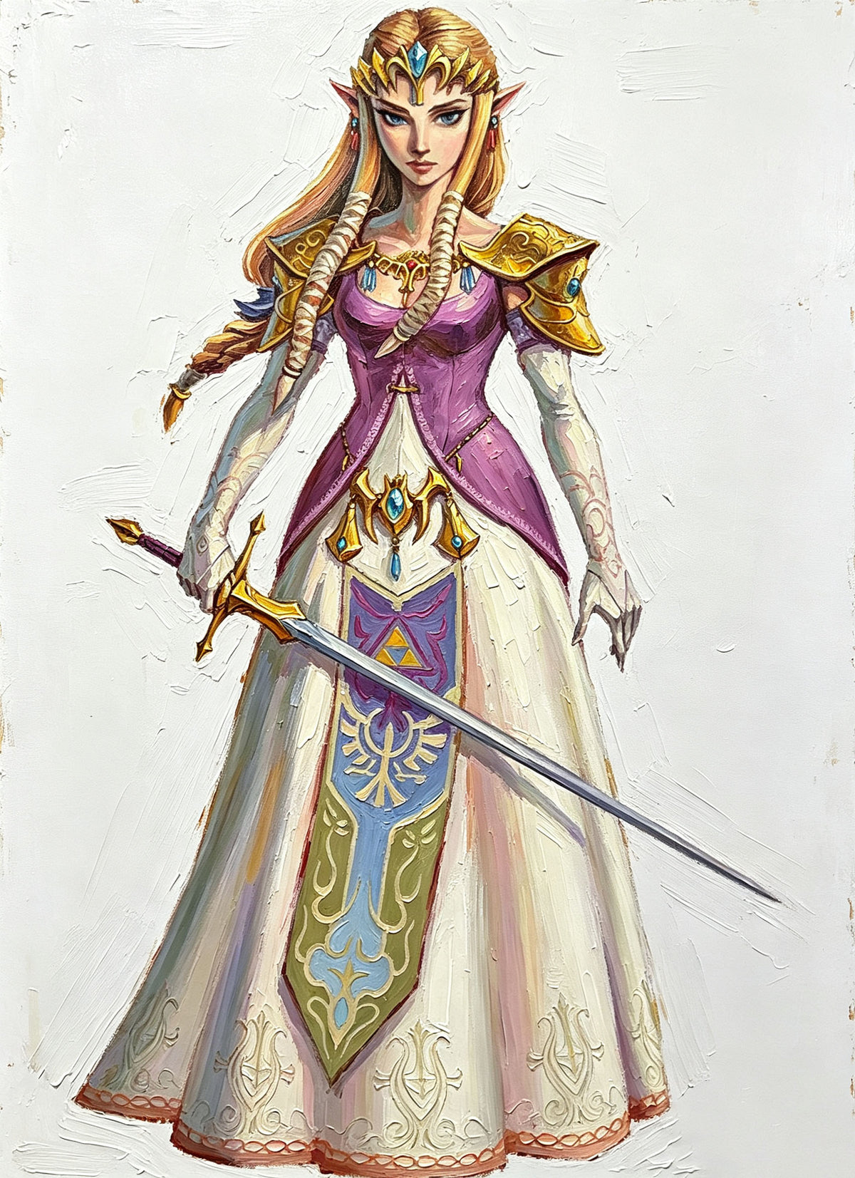 The Legend of Zelda: Twilight Princess Zelda Cosplay Costume OPC014