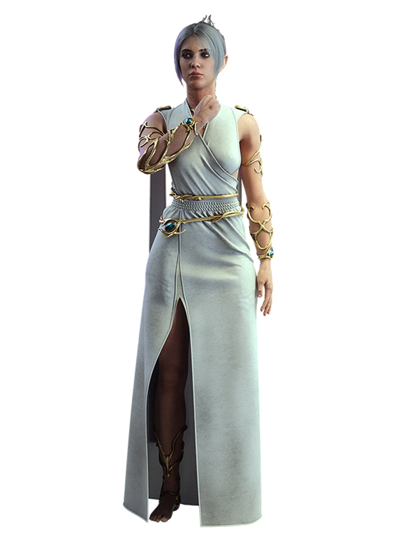 Baldur's Gate 3 Shadowheart Cosplay Costume OPC048