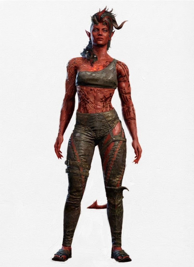 Baldur's Gate 3 Karlach Cosplay Costume OPC050