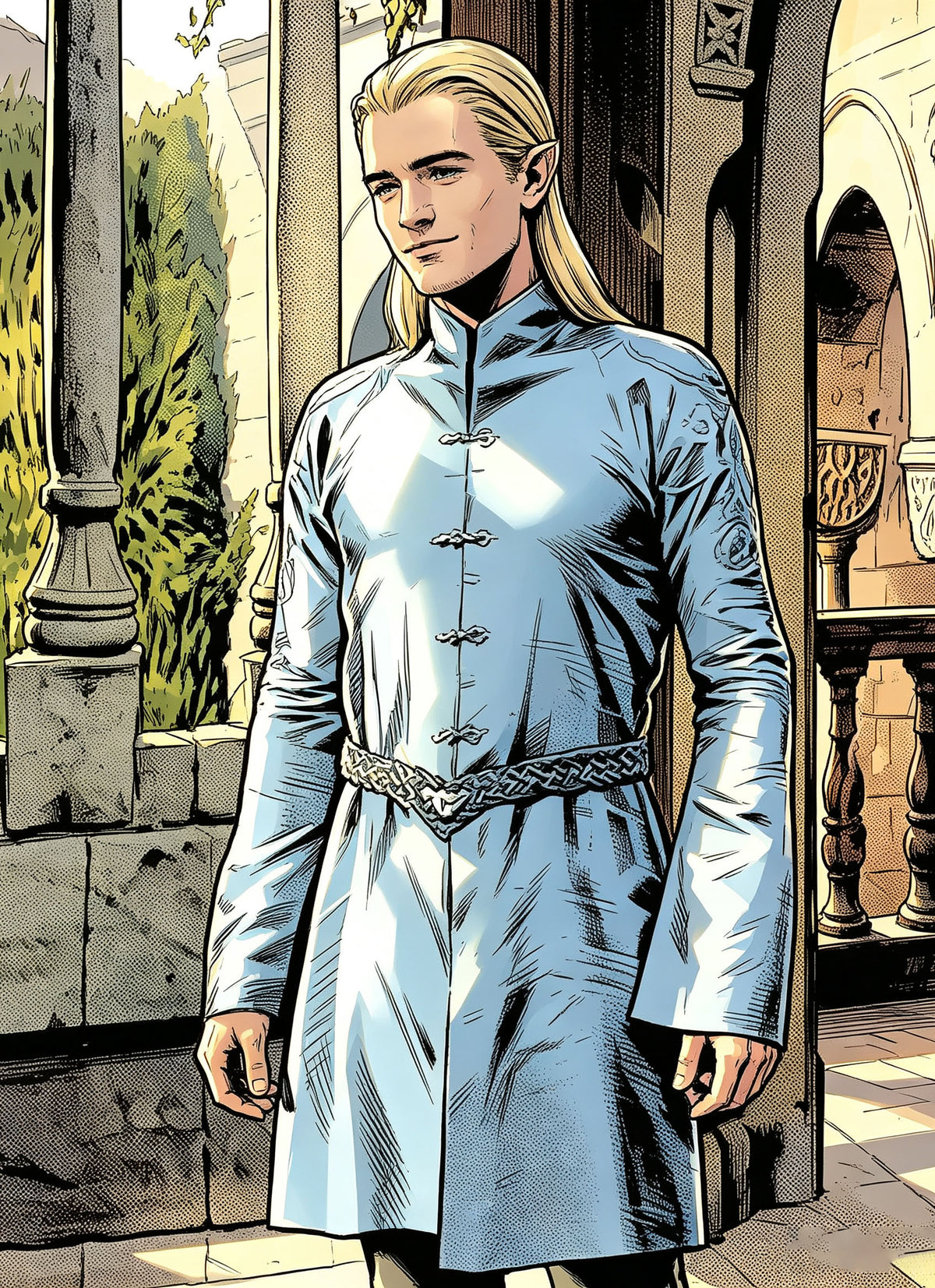 The Lord of the Rings Legolas Cosplay Costume OPC051