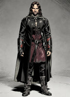 The Lord of the Rings Aragorn Cosplay Costume OPC052