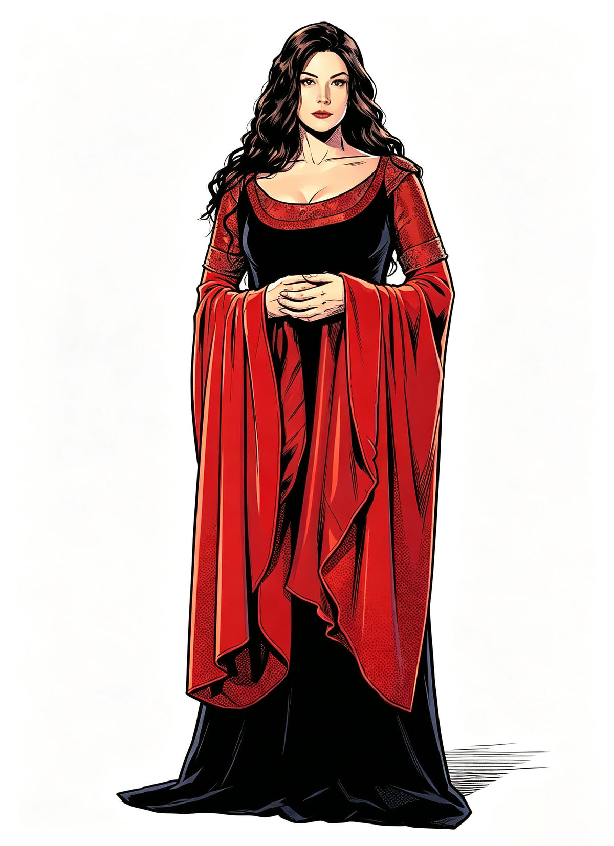 The Lord of the Rings Arwen Cosplay Costume OPC053