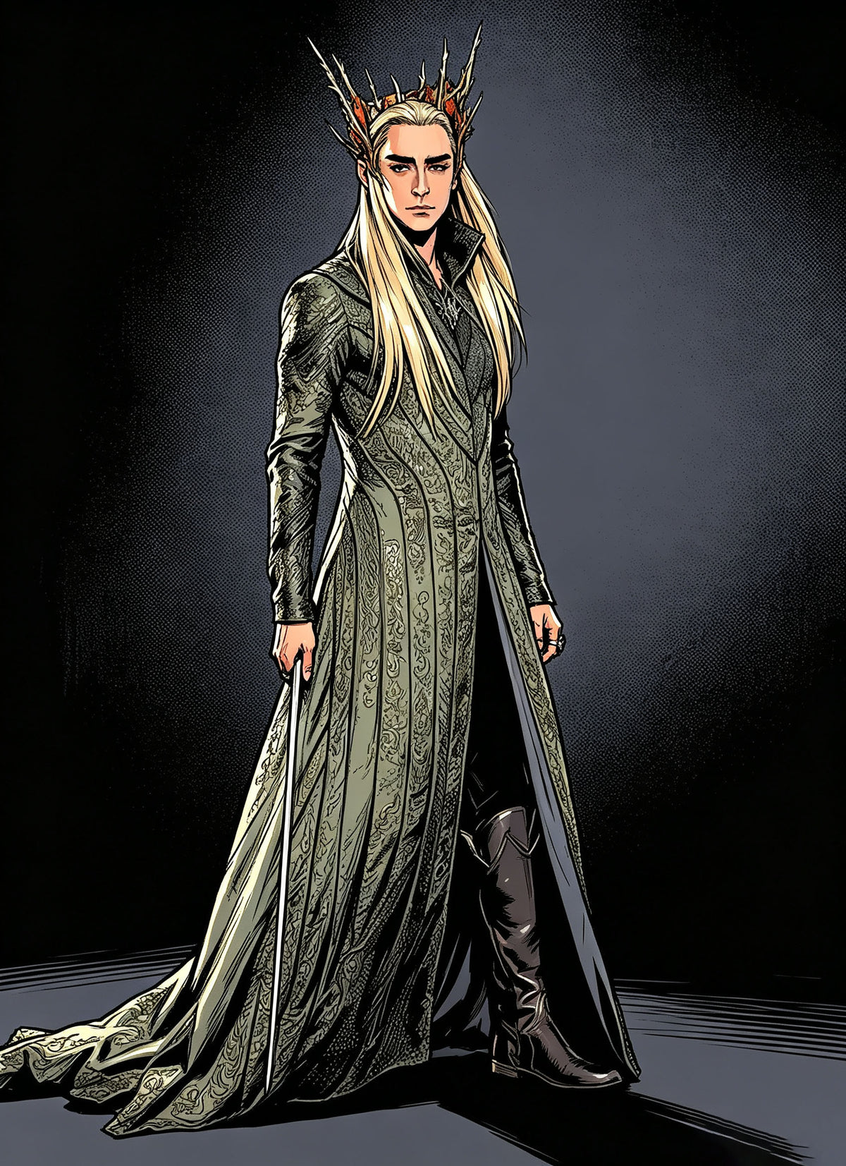 The Lord of the Rings thranduil Cosplay Costume OPC055