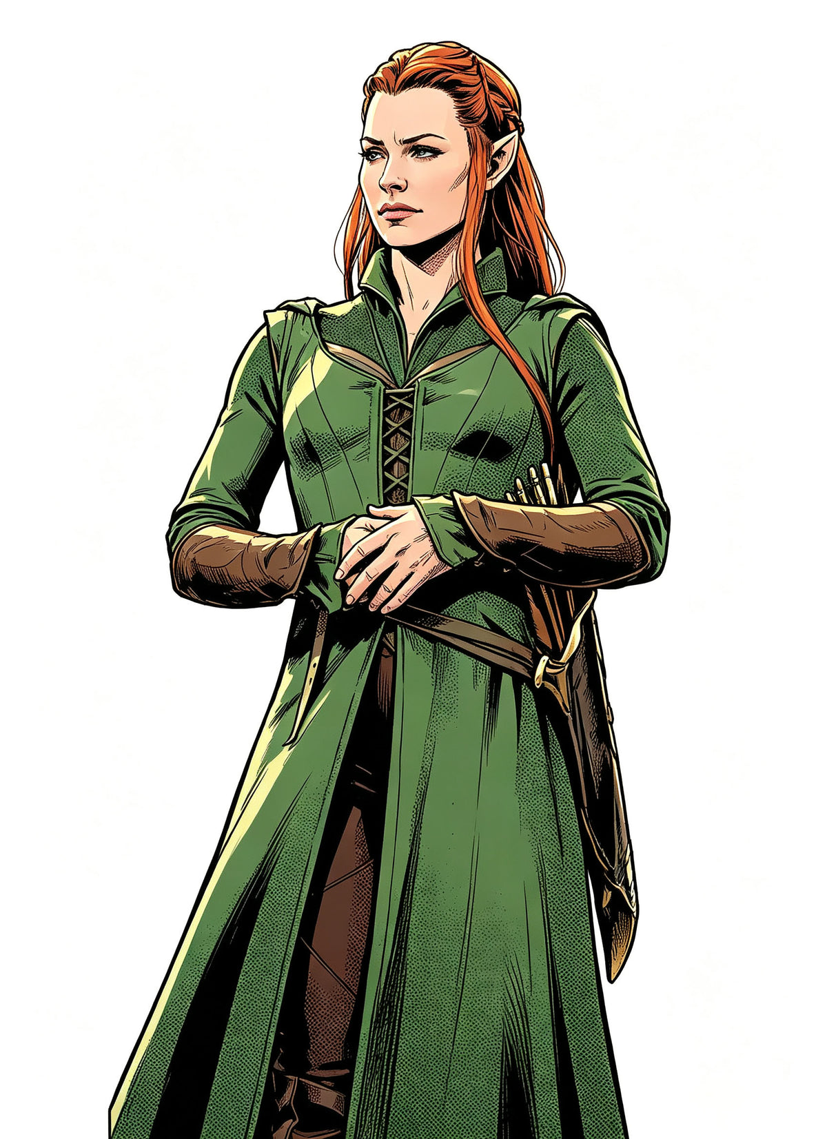 The Lord of the Rings Tauriel Cosplay Costume OPC056