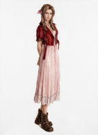 Final Fantasy Aerith Gainsborough Cosplay Costume OPC067