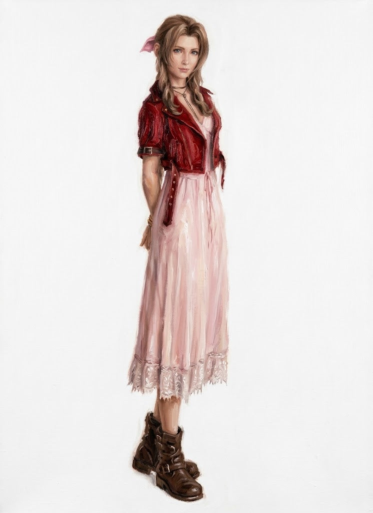 Final Fantasy Aerith Gainsborough Cosplay Costume OPC067
