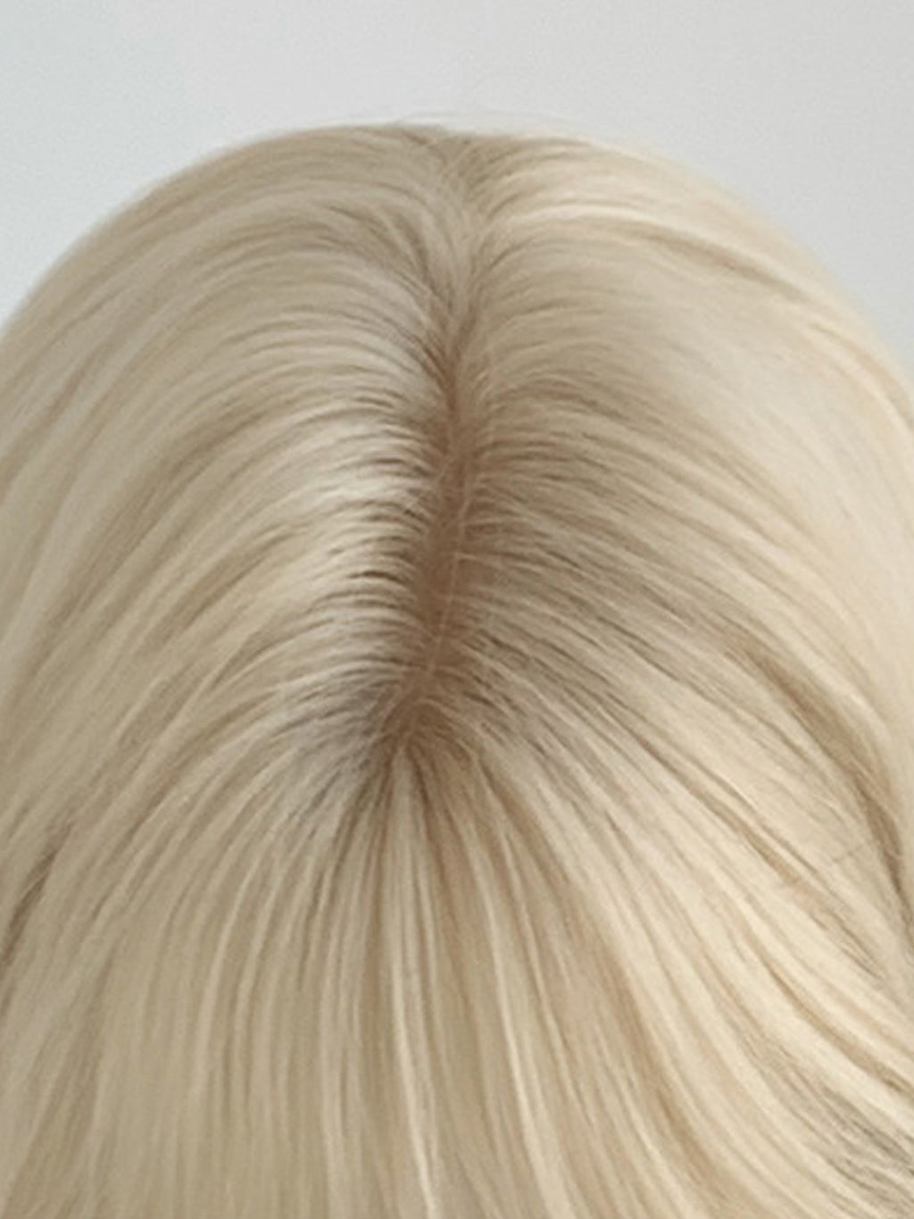 28" Platinum Blonde Wavy Fashion Synthetic Hair Wig QS019