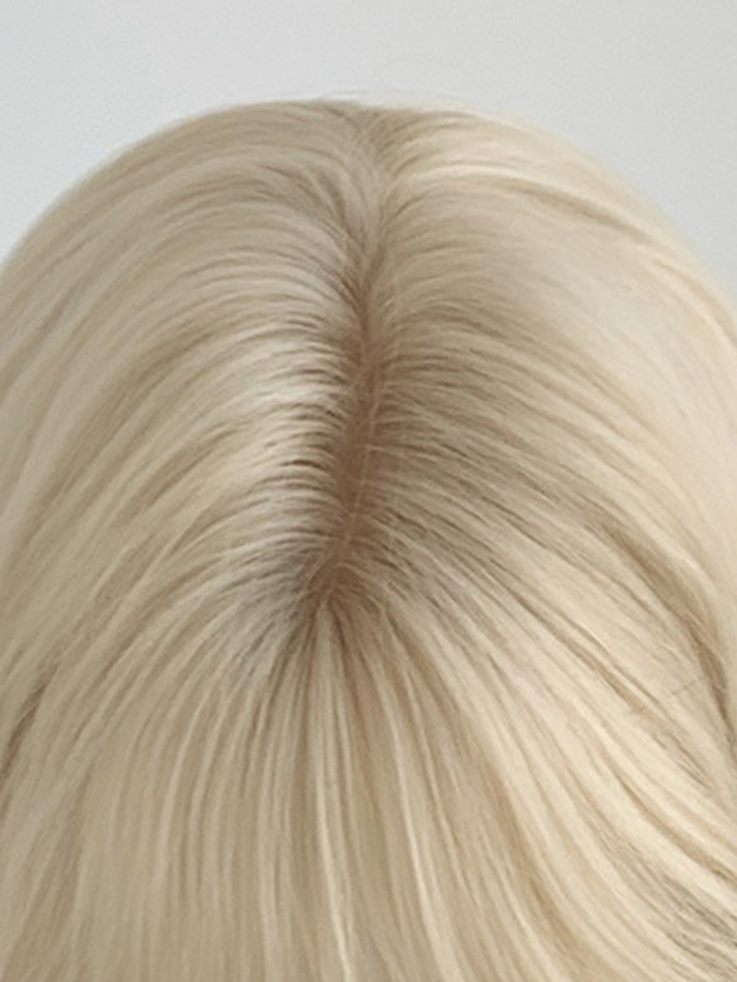 28" Platinum Blonde Wavy Fashion Synthetic Hair Wig QS019