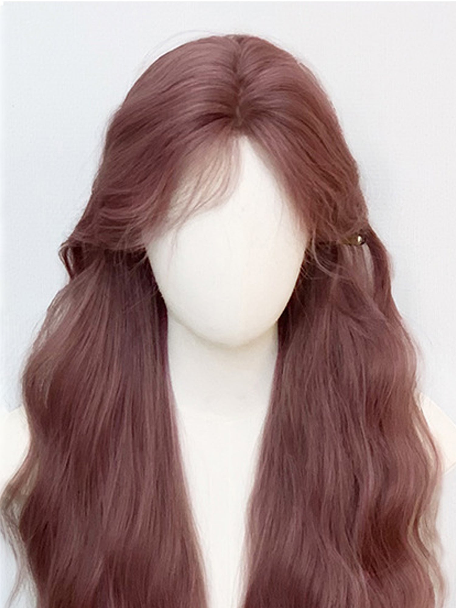28" Lilac Wavy Fashion Synthetic Hair Wig QS021