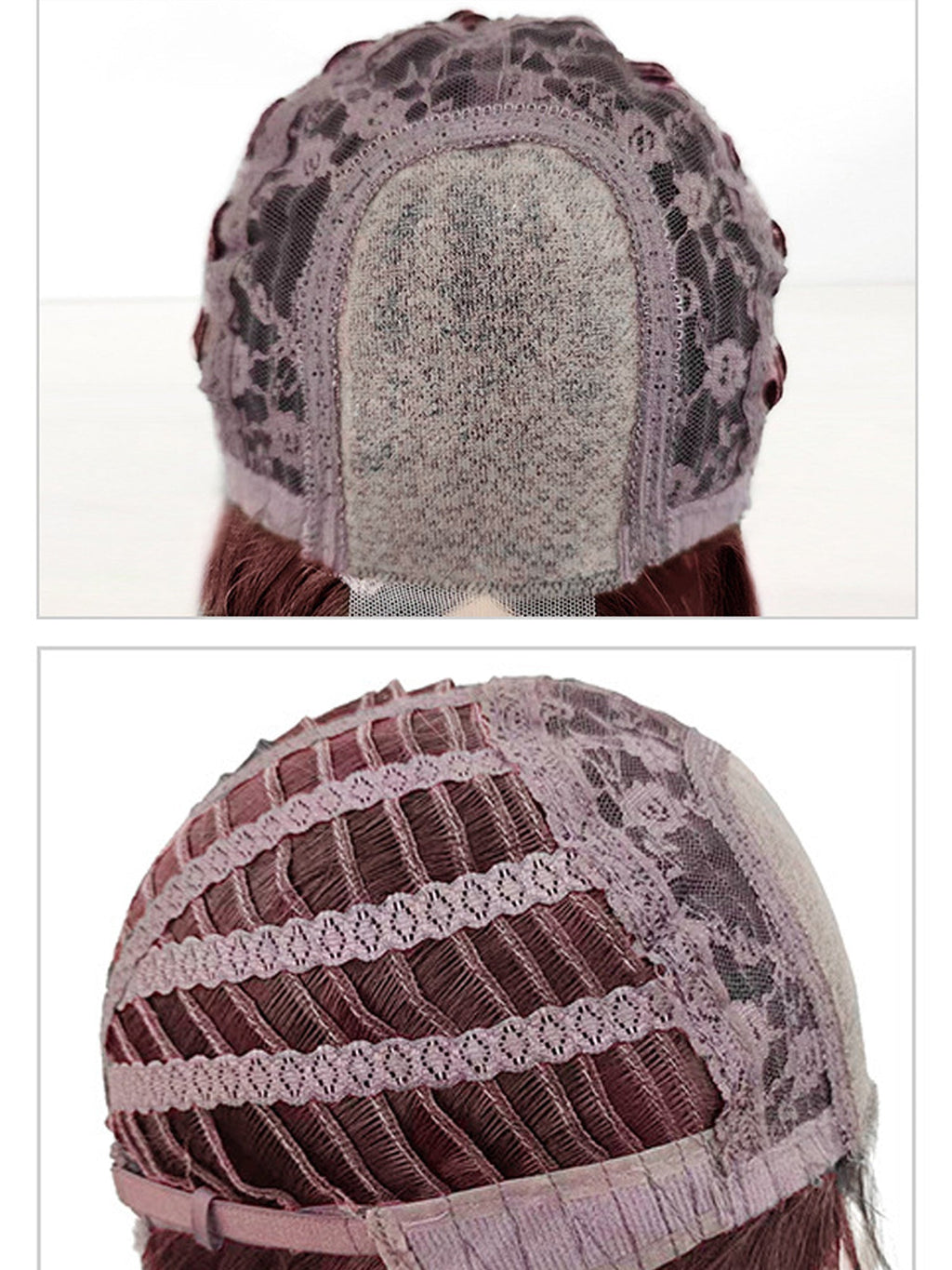 28" Lilac Wavy Fashion Synthetic Hair Wig QS021