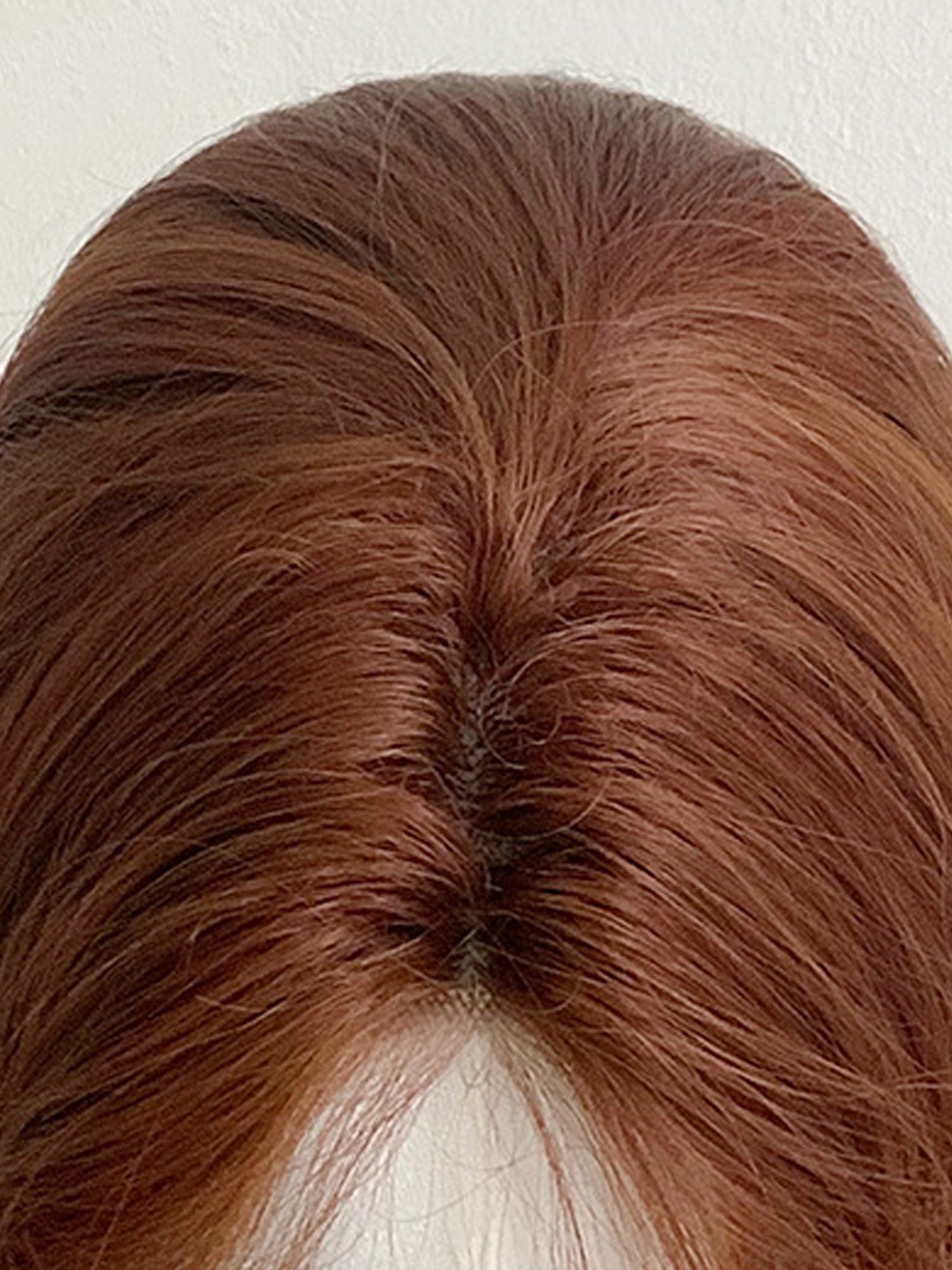 28" Chestnut Brown Wavy Fashion Synthetic Hair Wig QS022