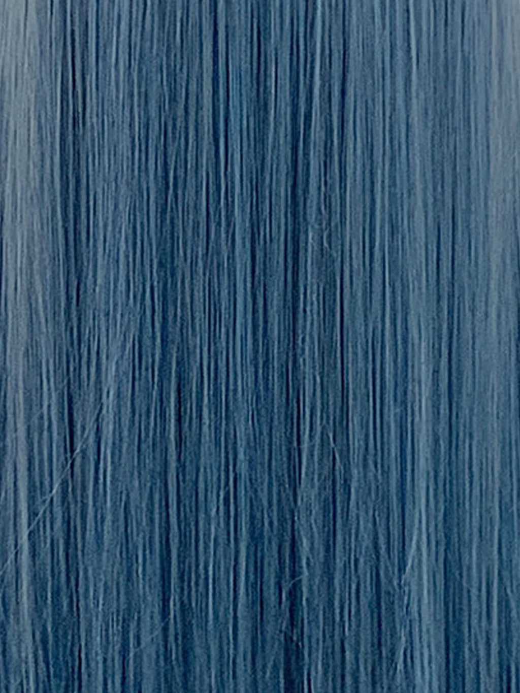 26" Blue Straight Fashion Synthetic Hair Wig QS027